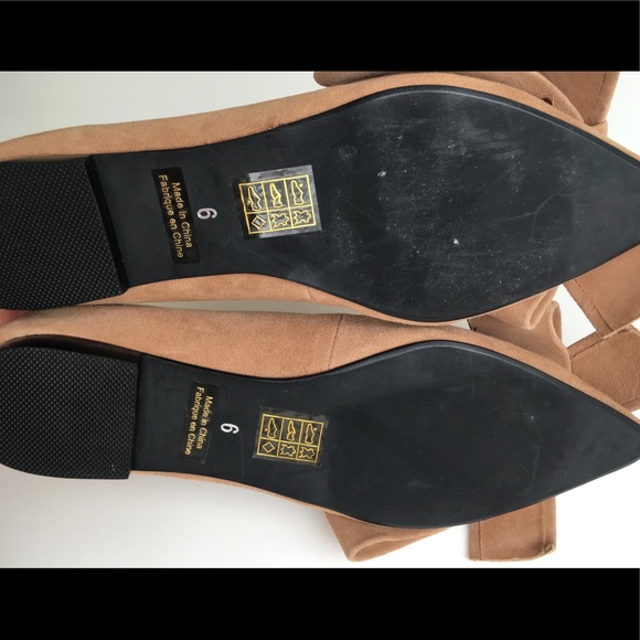 Jeffrey Campbell Ruston Bow Suede Flats - Picture 5 of 7